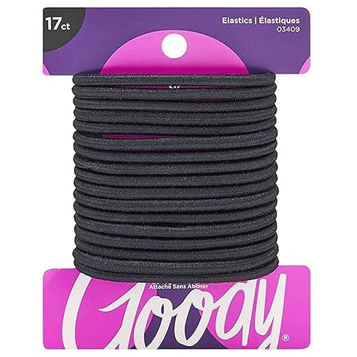 Goody Ouchless Elastics 4mm Black, 17CT