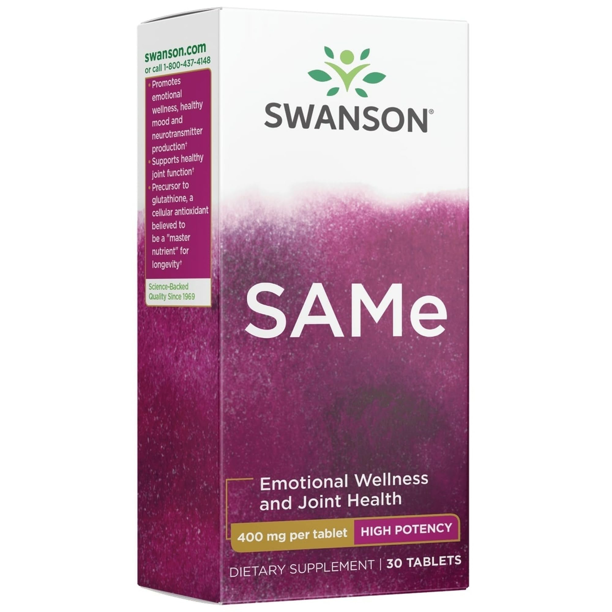 Swanson Ultra High-Potency Sam-E 400Mg 30 Tablets
