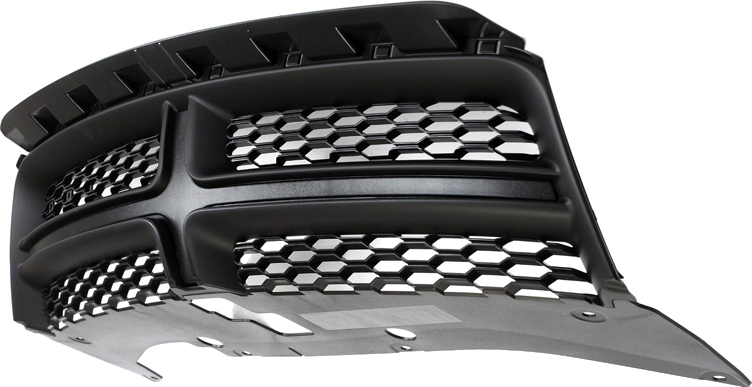 Compatible with 11-14 Avenger Front Face Bar Grille Assembly Black Shell w/Dark Gray Insert