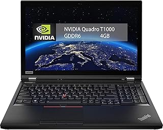 Lenovo ThinkPad P53 Workstation Laptop, NVIDIA Quadro T1000 4GB, Intel Core i7-9850, 16GB RAM, 512GB SSD, 15.6" FHD 1920x1080, Backlit Keyboard, Fingerprint, Windows 10 Pro (Renewed)