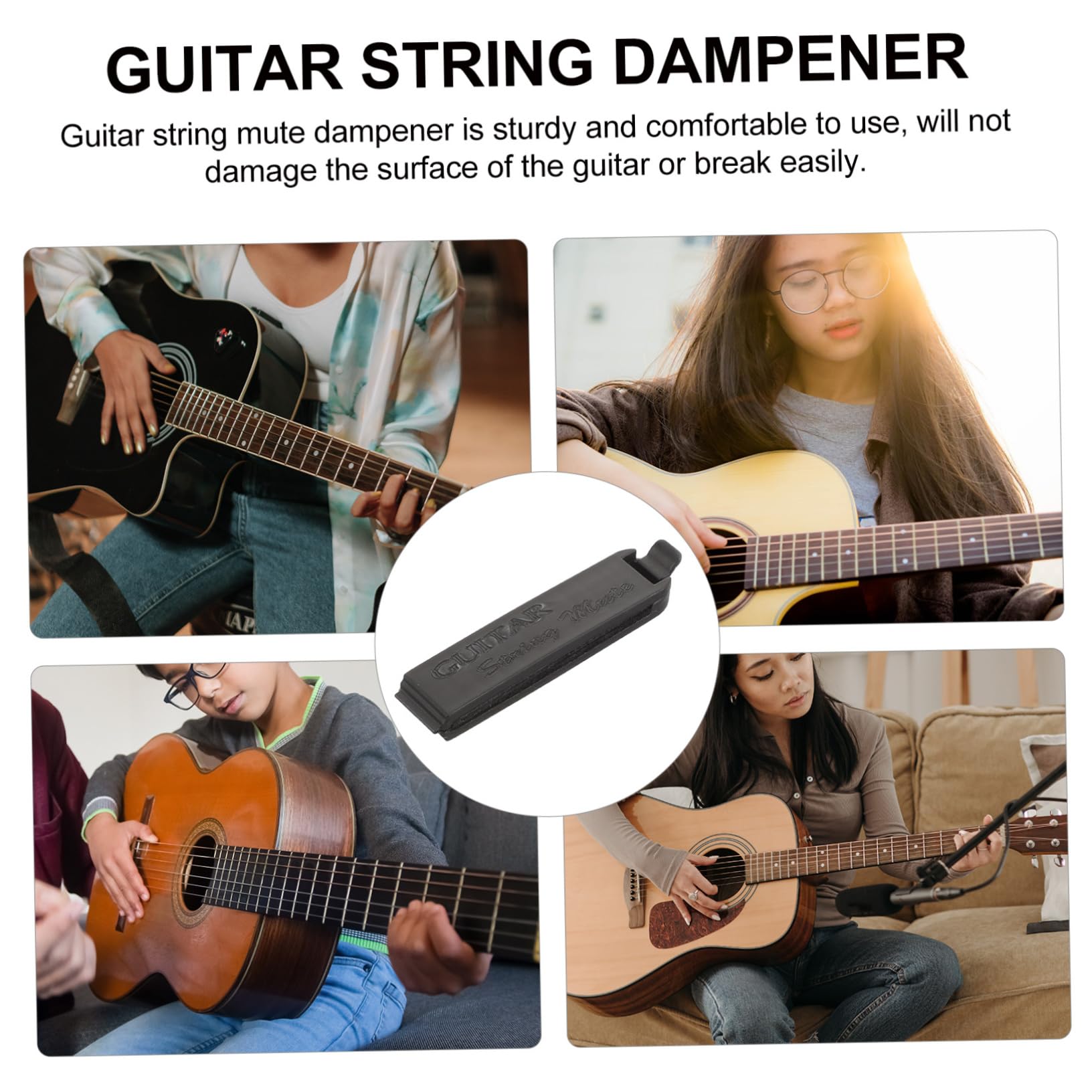 Ernie Ball Guitar Base String Mute Electric Bass Guitar Dampener Guitar ...