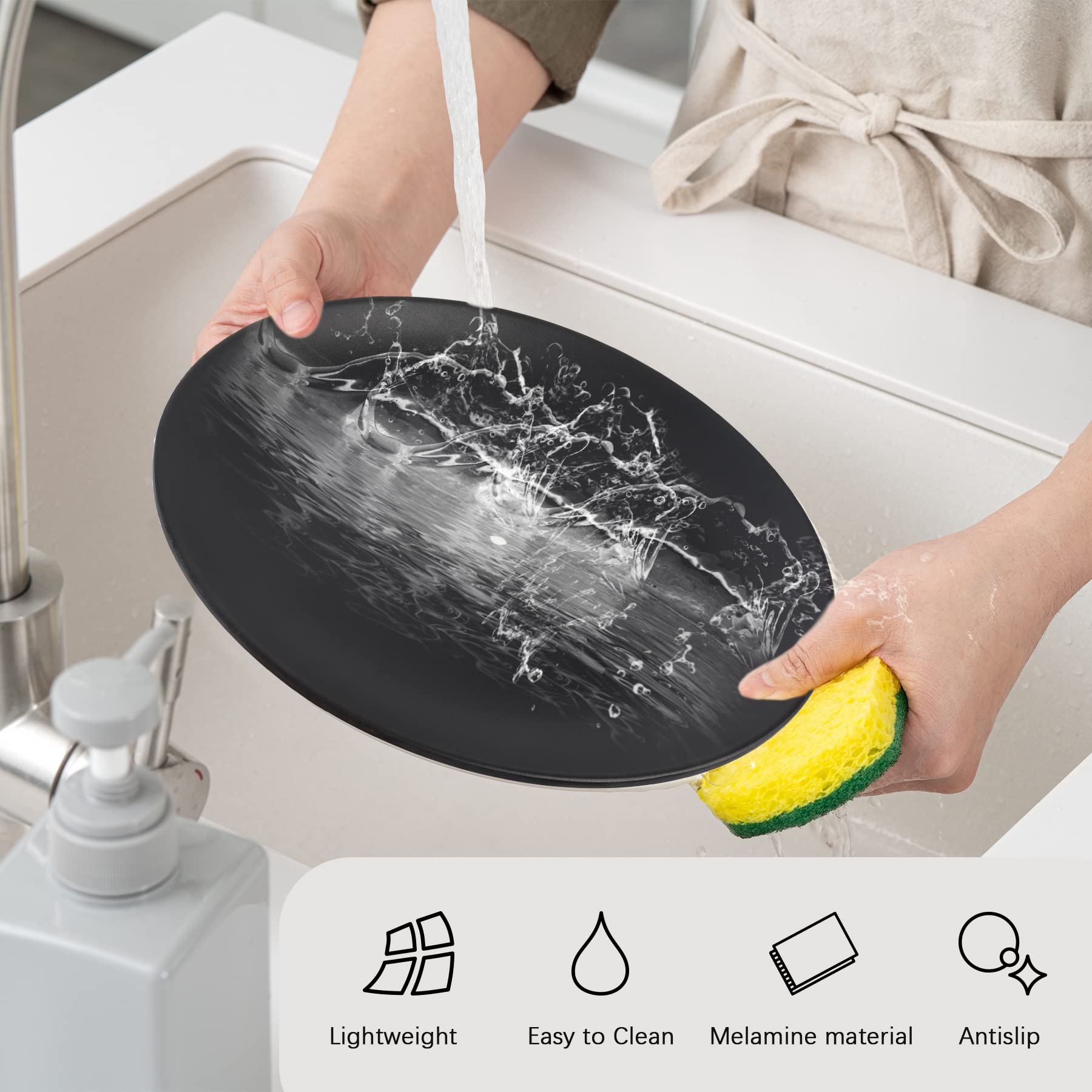 Lucky Will Black Tiered Dessert Serving Tray for Kid's Party Supplies Favors 3 Tier Cupcake Cake Stand for Birthday Tea Afternoon Halloween Christmas Candy Bar