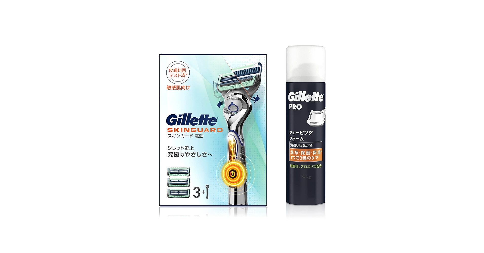 Amazon.co.jp: Gillette ジレット スキンガード パワー 本体(替