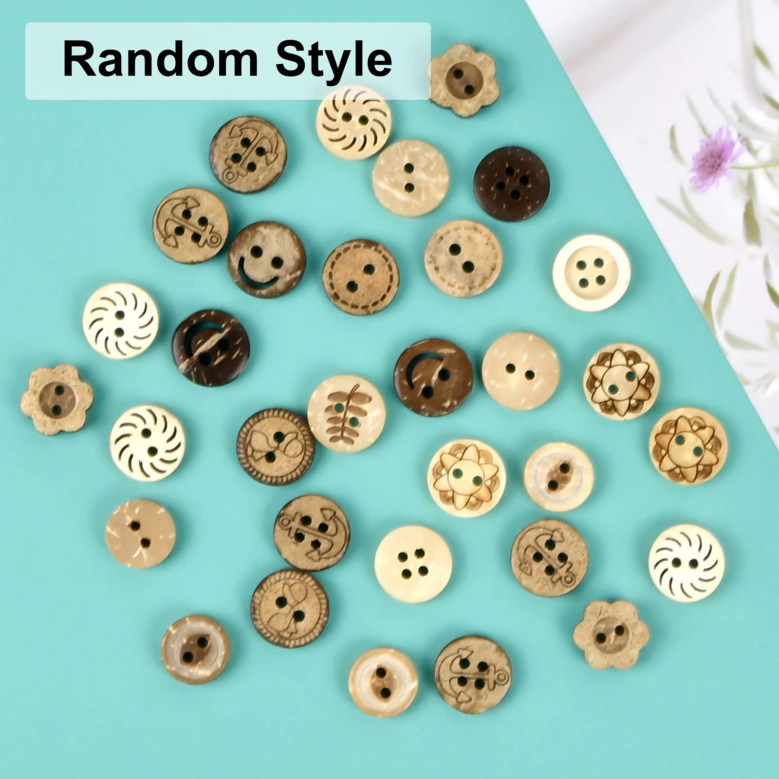 Ieron 120 Bottoni In Legno Con Orsetto Per Cardigan Per Bambini - Foto 7