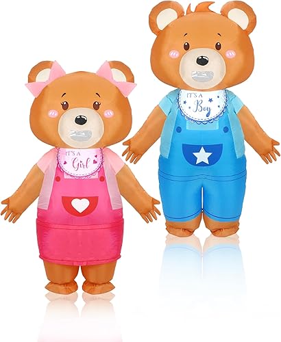 2 piezas de disfraz inflable gigante para bebé, niño, niña, adulto, disfraz inflable de bebé para cosplay, Navidad