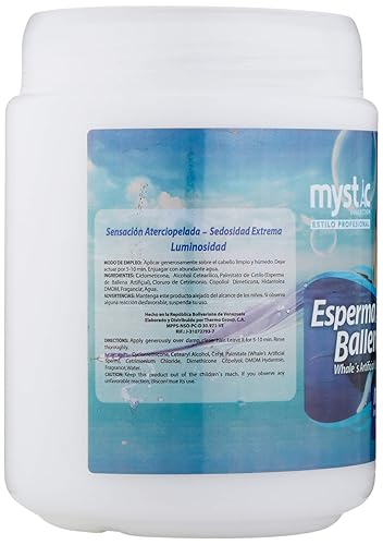 Miniatura 2 de Mascarilla capilar con esperma de ballena para cabello dañado, 35 onzas, nutre y repara el cabello seco, acondicionador profundo para cabello