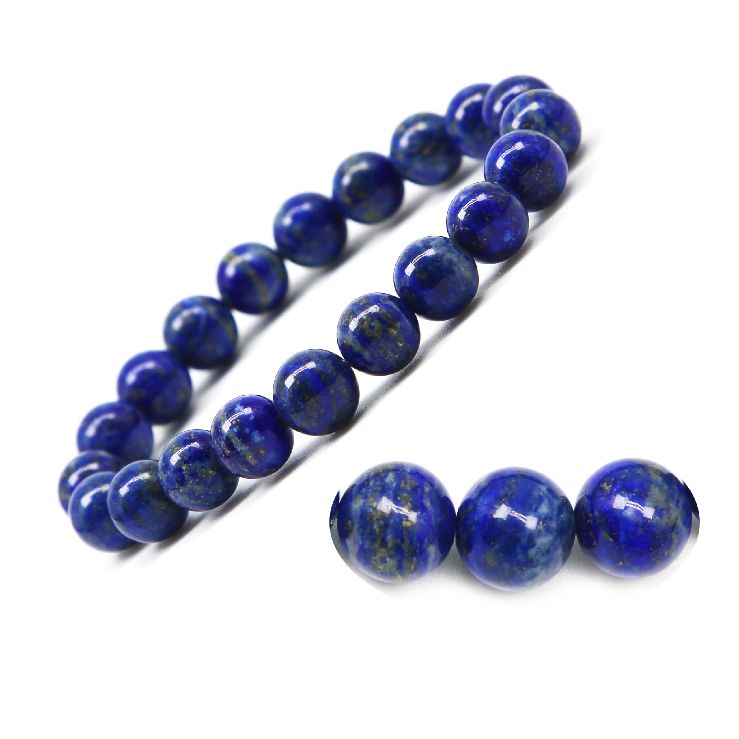 Natural and gorgeous crystals, semi precious stones, healing gemstones, circular loose bead bracelets DIY semi-finished bracelets for men and women