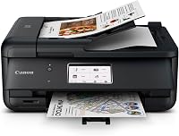 Canon PIXMA TR8620a Wireless All-in-One Printer: Home Office Print Copy Scan Fax, Auto Duplex, Alexa Smart Reorders, AirPrint
