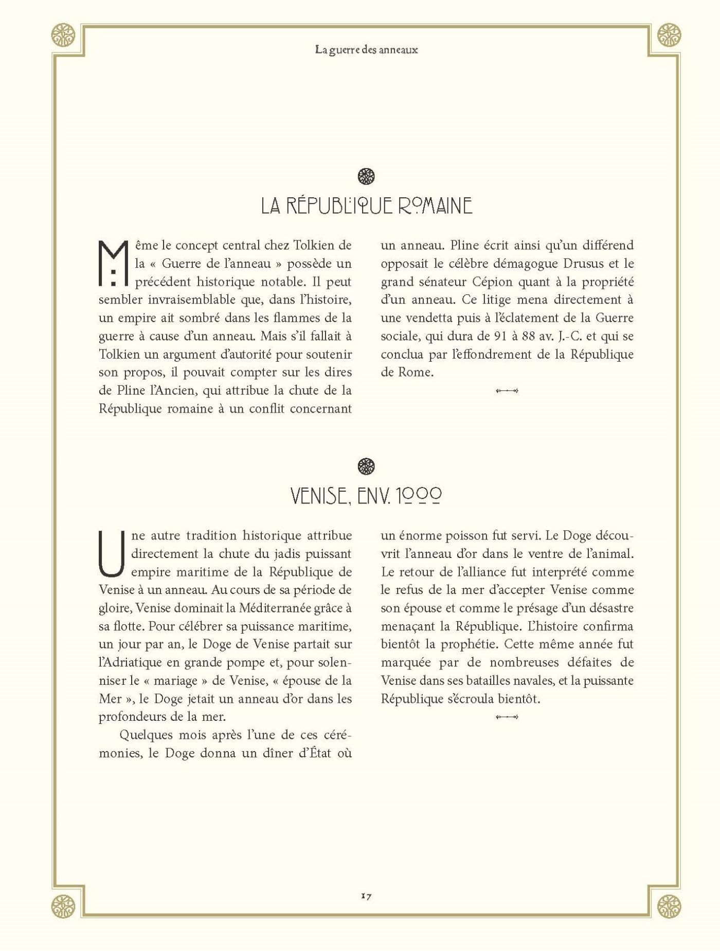 Les légendes de l'Anneau selon Tolkien - Collector