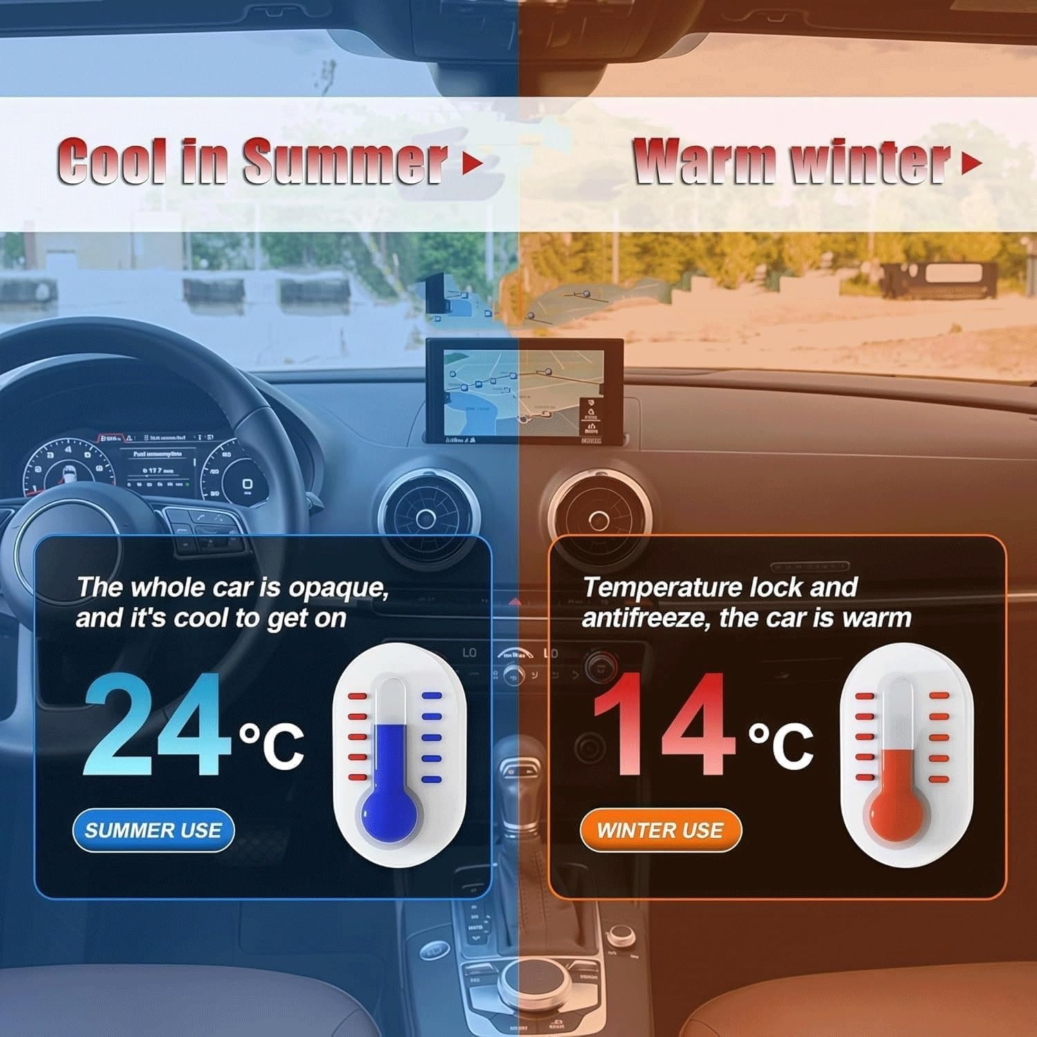 Funda para Coche Compatible con Fiat Panda