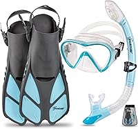 Vista 8 de Seavenger Conjunto de Snorkel Aviator con Bolsa de Equipo