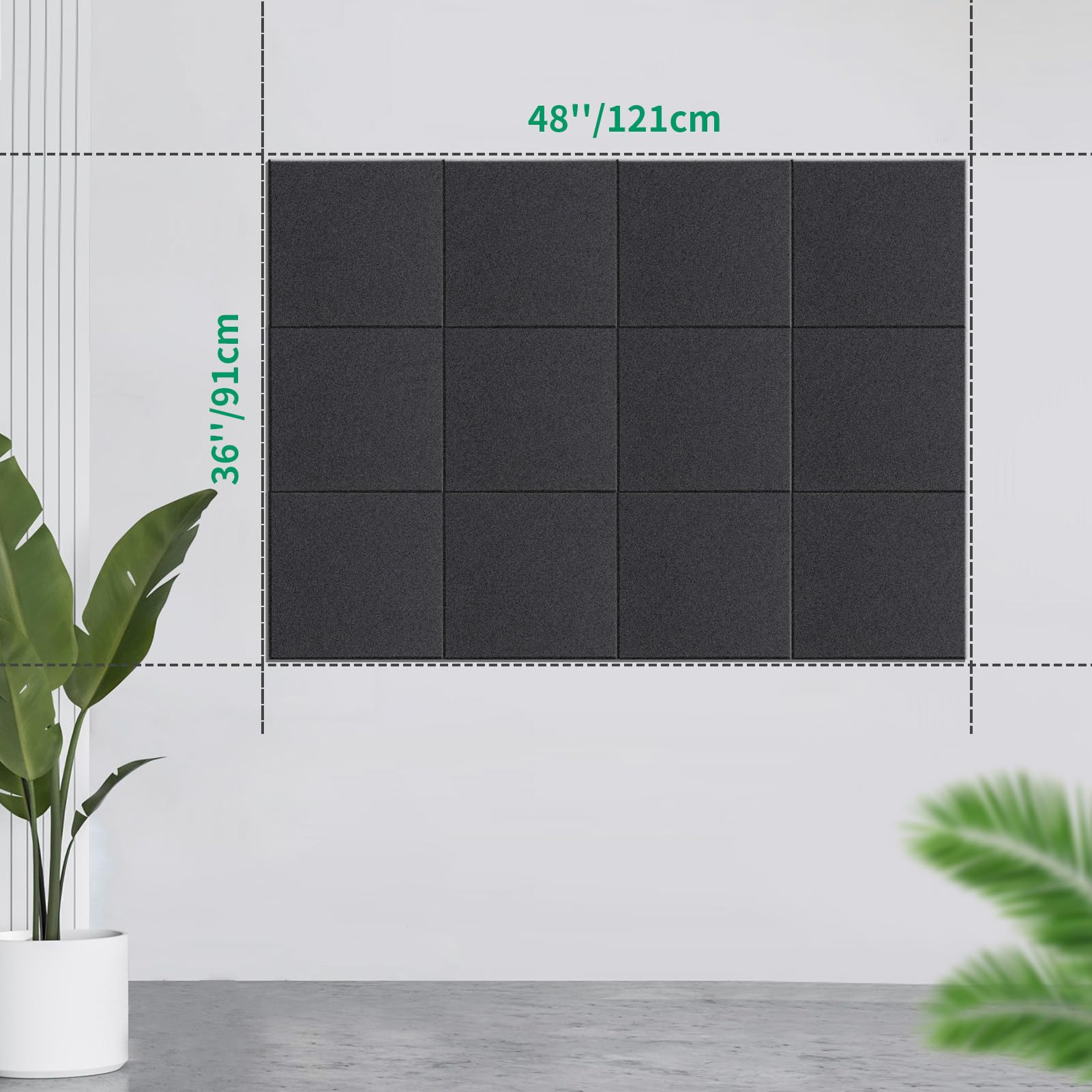 Tablón De Anuncios De Fieltro 3D Autoadhesivo Ultifuncional Azulejo De Fieltro De Pared Tablero