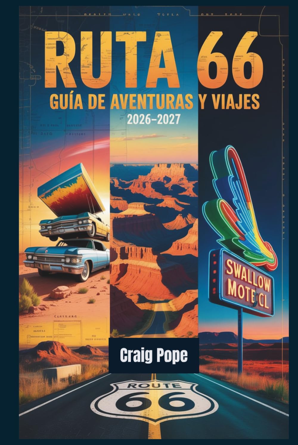 Ruta 66 Guía de Aventuras y Viajes 2026–2027: Un viaje por carretera milla a milla a través de la Mother Road de América, con paradas icónicas, joyas ... fáciles desde Chicago hasta Santa Mónica
