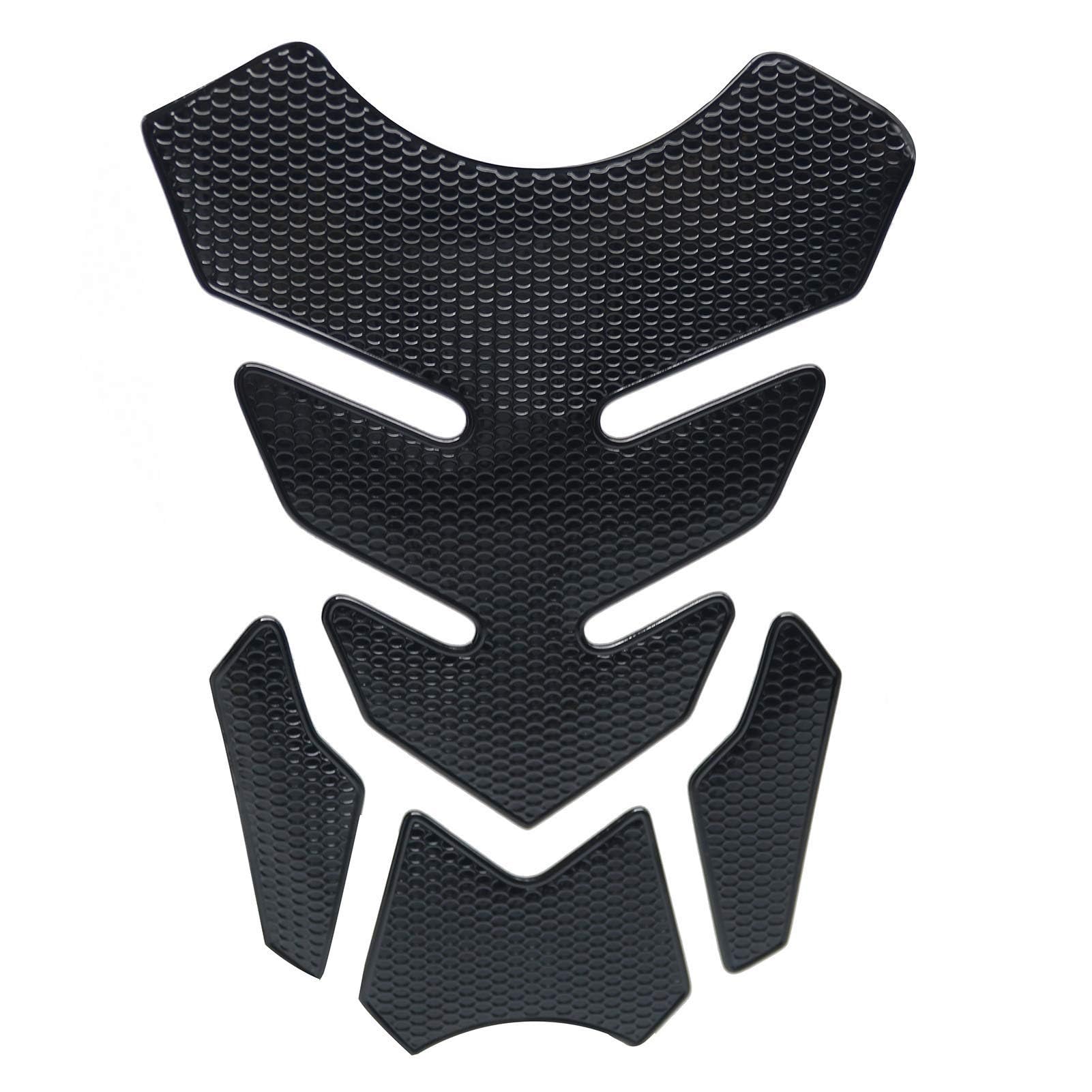Black Gas Tank Protectors for Motorcycle Gas Oil Fuel Tank Sticker Decals Stickers Tank Pad Motorcycle Stickers(Black)