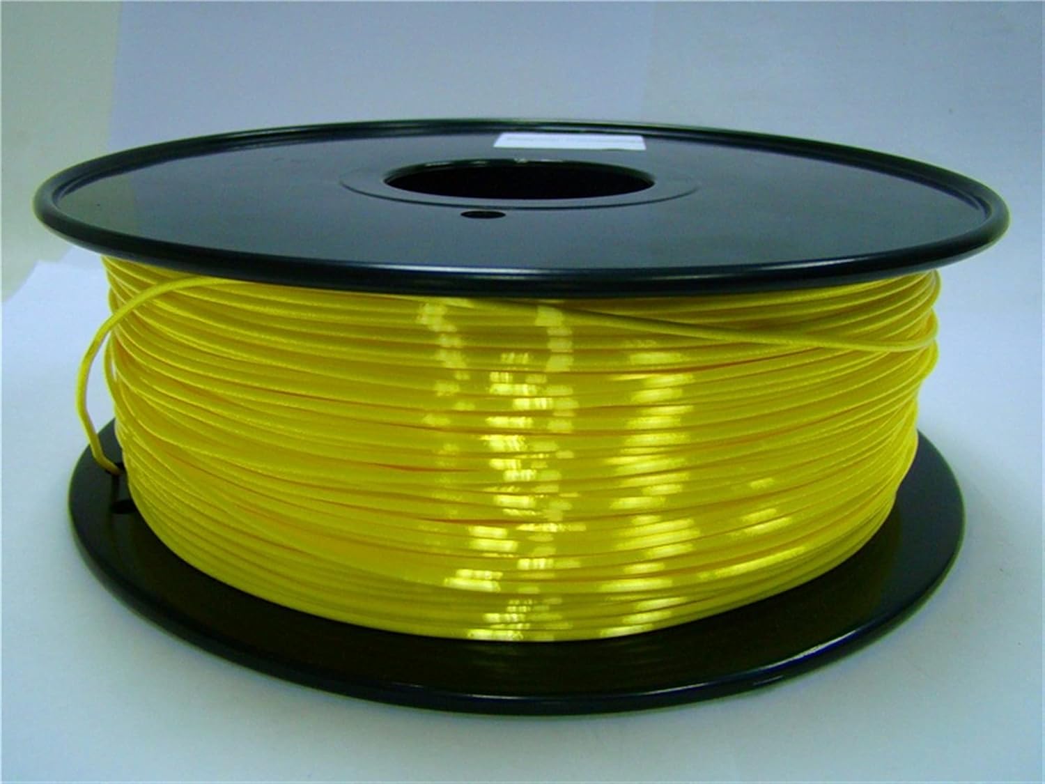 3D Printer Filament Polymer Composite 1kg/2.2lb 1.75mm with Silk Texture (Color : Yellow 1.75mm)