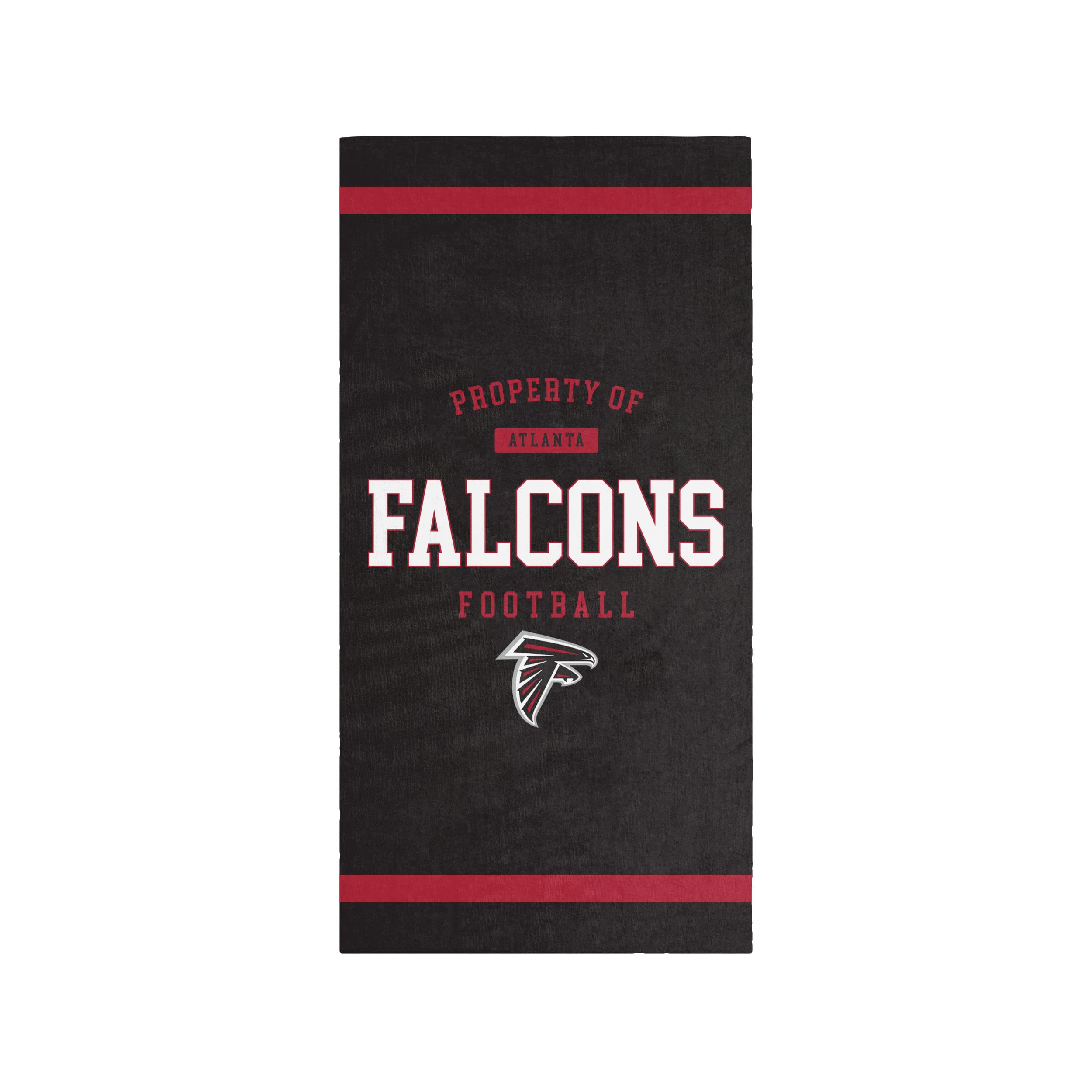 Serviette de plage Atlanta Falcons NFL anti sable pour rester au sec à la piscine