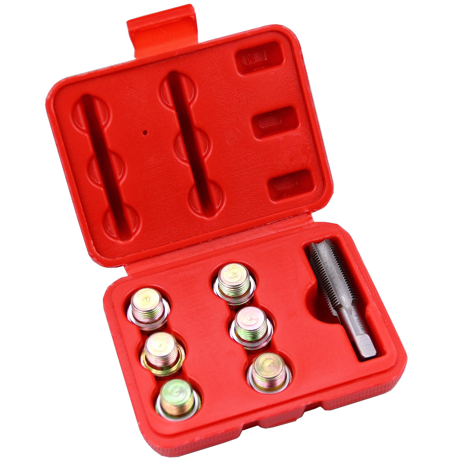 M17x1.5MM Bouchon de vidange d'huile Kit de réparation de Filetage | de Robinet Vis de Carter d'huile Outil de rechapage