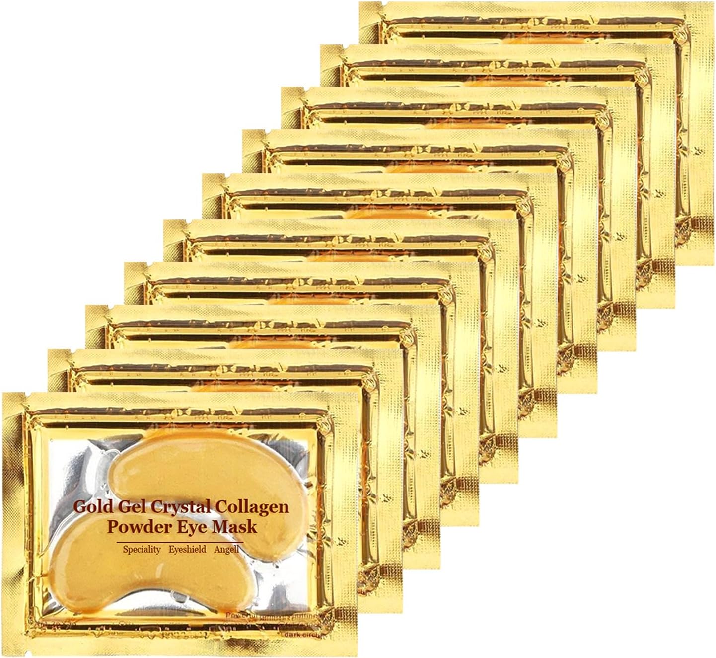 Adofect Under Eye Patches 30 Pairs, 24K Gold Under Eye Mask with Hyaluronic Acid for Dark Circles and Puffy Eyes, Bachelorette Party Accessories, Bridesmaid Gifts, Daily Skin Care