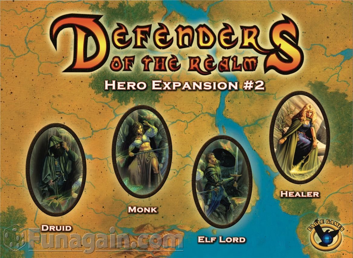 Eagle Games 1292 - Defenders of The Realm, Hero Expansion, 2