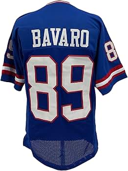 Amazon.com: Mark Bavaro Jersey Blue New York | Unisex Adult