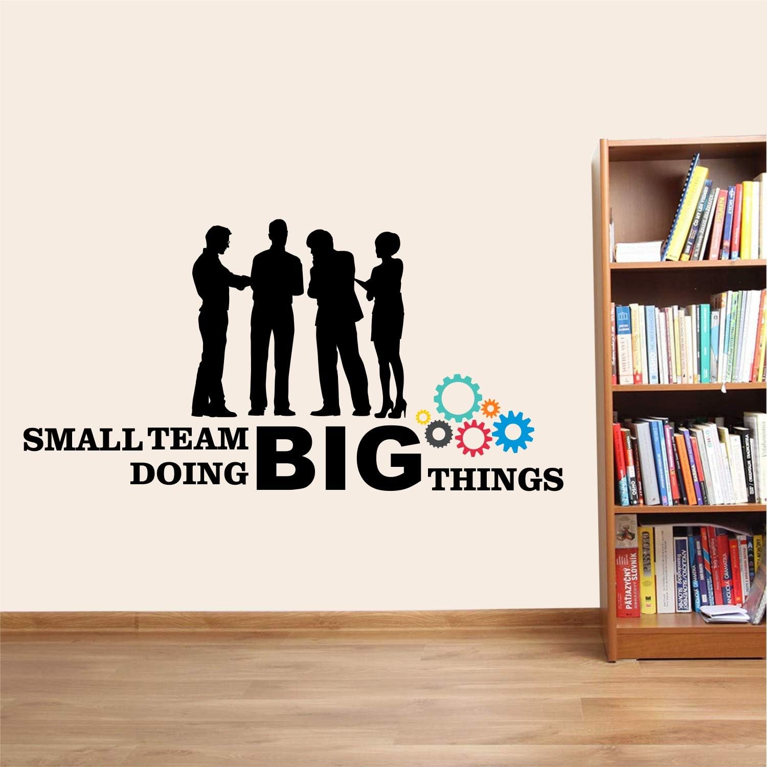 EXO Decor Small Team Doing Big Things - Office - Inspirational - Motivational - Quotes - Wall Sticker - (Multi Colour, Vinyl - 90cm X 55 cm), Self-Adhesive (B0CJC4F9BG) Amazon Price History, Amazon Price Tracker