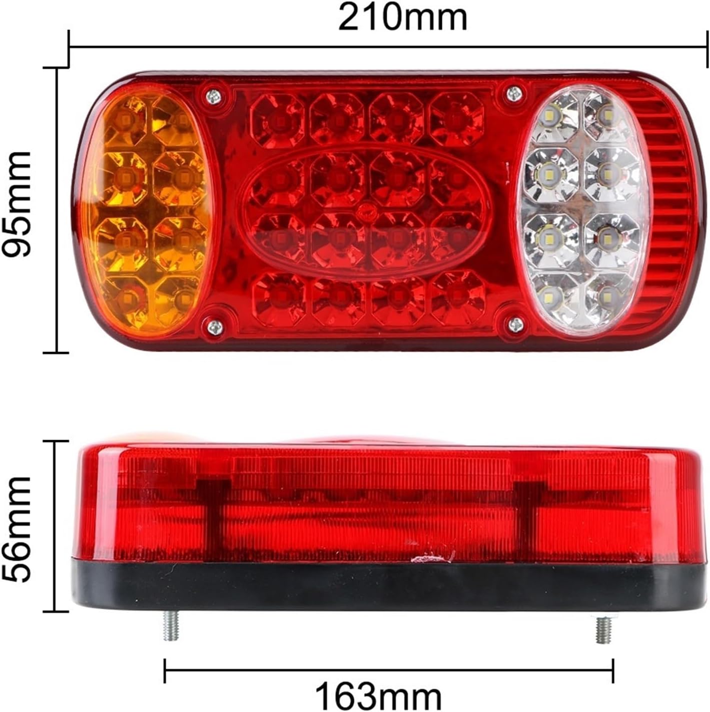 テールライトアセンブリ カーアクセサリー 12V 24V リアブレーキランプ トレーラー ターン用のシグナル ランニングライト テー