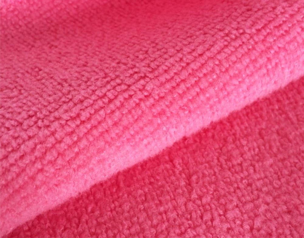LifeWheel Women’s Super Soft Absorbent Spa Towel Microfiber Bath Towel Wrap with Dry Hair Shower Cap (Rose Red)
