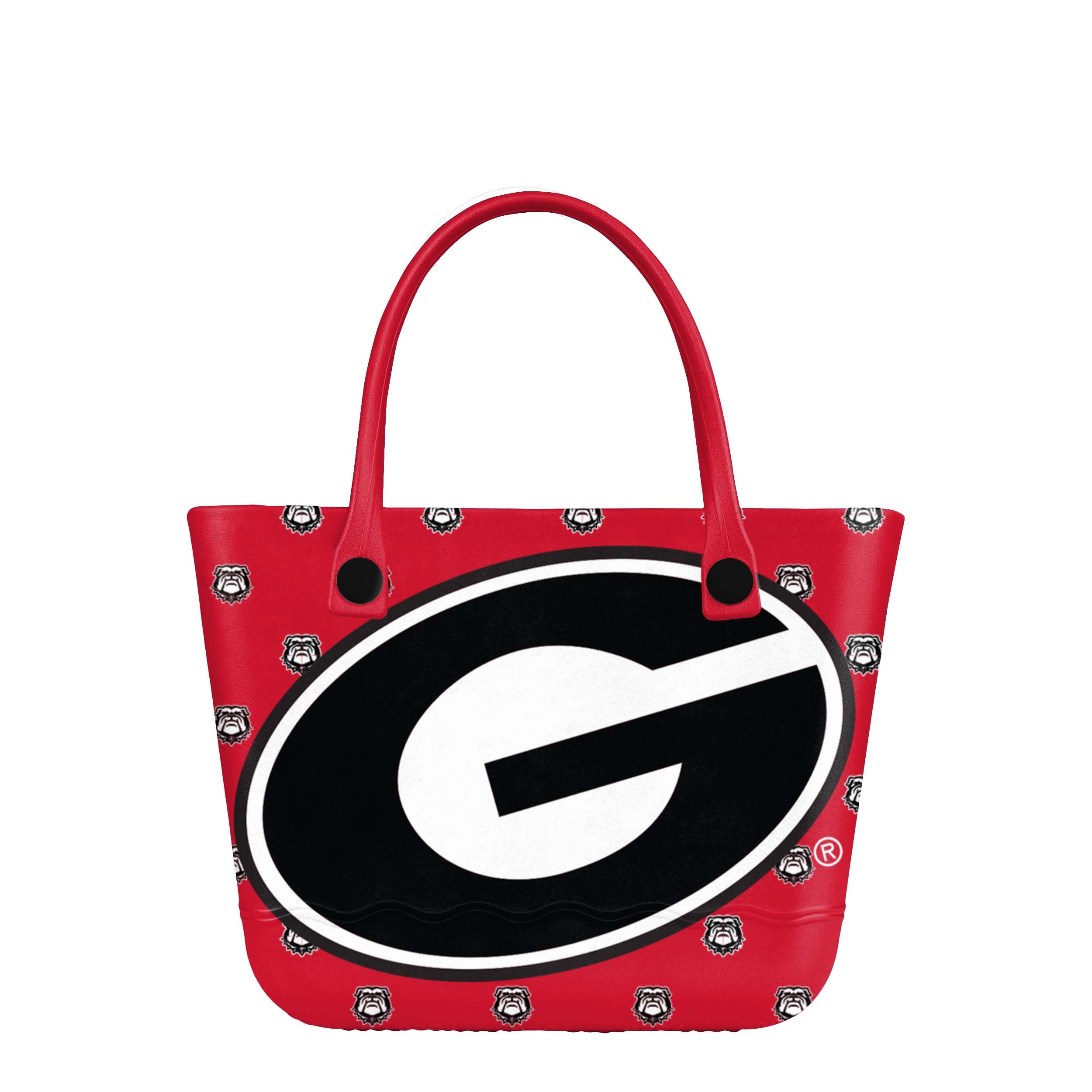 FOCO Georgia Bulldogs NCAA Big Logo Mini Print Tailgate Tote Bag