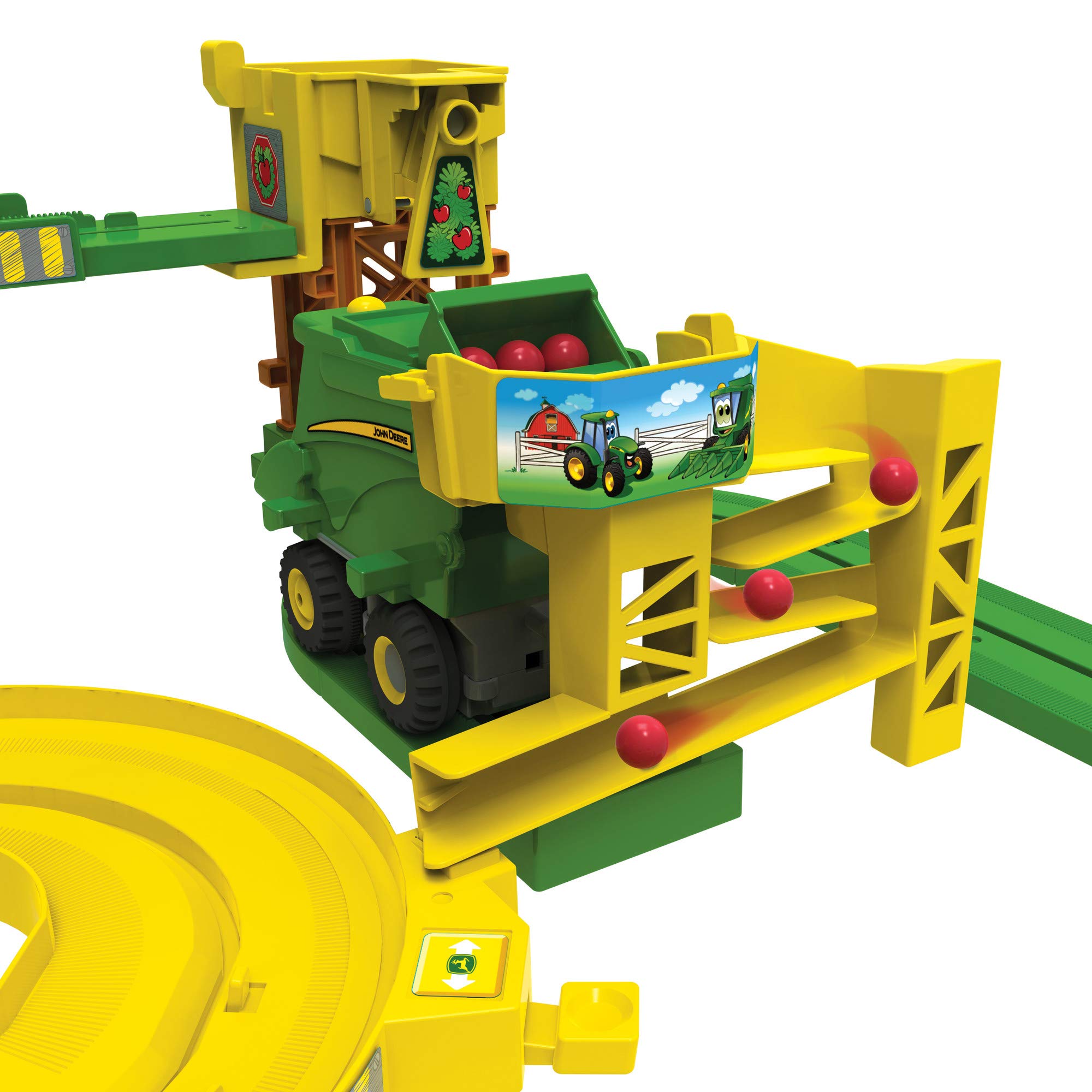 John Deere Tomy Big Loader Motorized Toy Train Set with Tractor