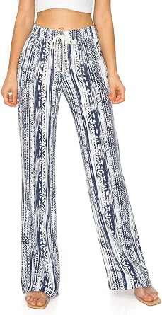 Cali1850 Women's Casual Linen Pants 