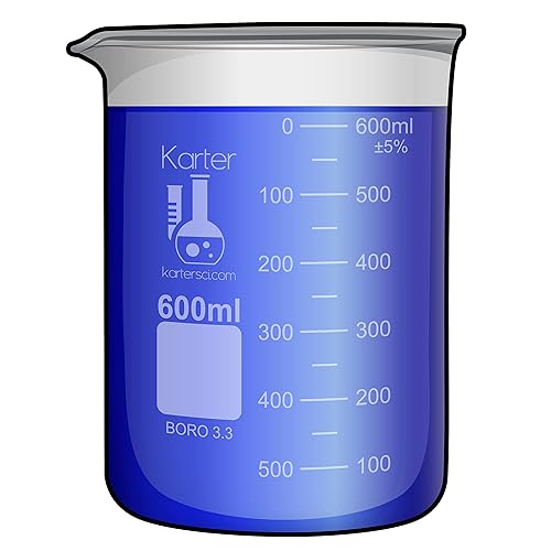 Miniatura 2 de Vaso de precipitados de 203fl oz forma baja vidrio de borosilicato 33 doble escala Karter Scientific 232T4 individual