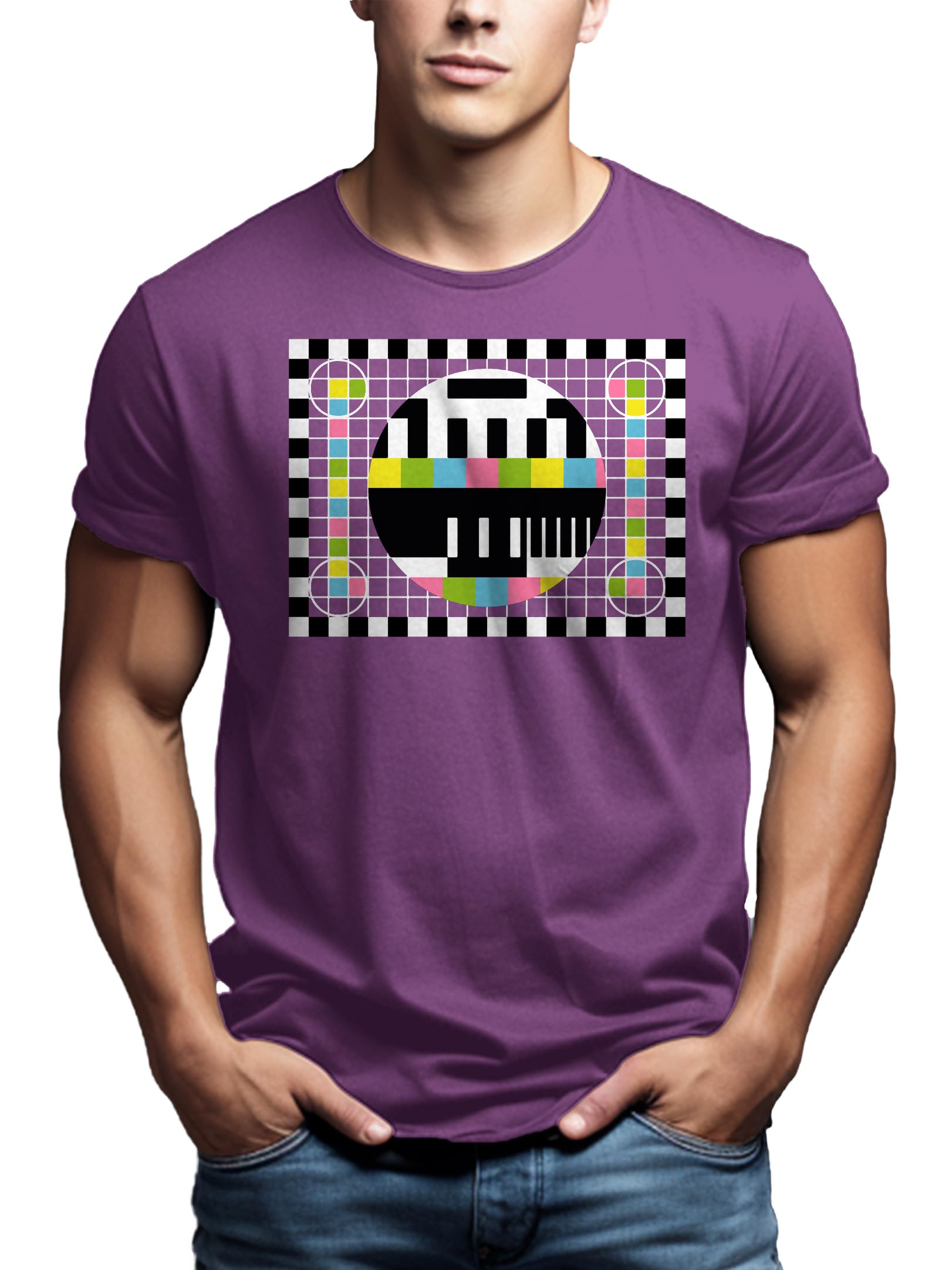 MAKAYA Camiseta para Hombre - PATRÓN DE Prueba