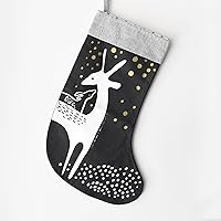 Algopix Similar Product 1 - Wee Gallery Deer Stocking  Christmas