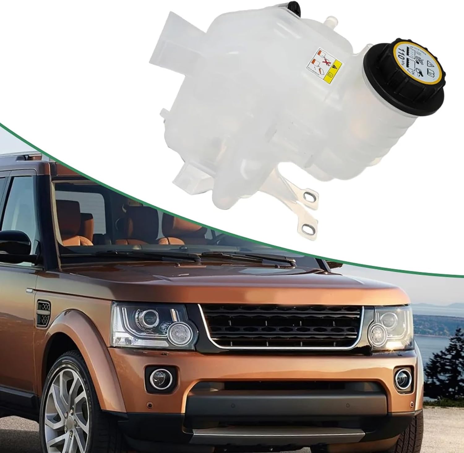 Peiiwdc Leak Coolant Expansion Reservoir 1.5L Capacity for LR3 LR010965 PCF500110 PCF500014 PCF500015 AH228A080AB Coolant Tanks Container