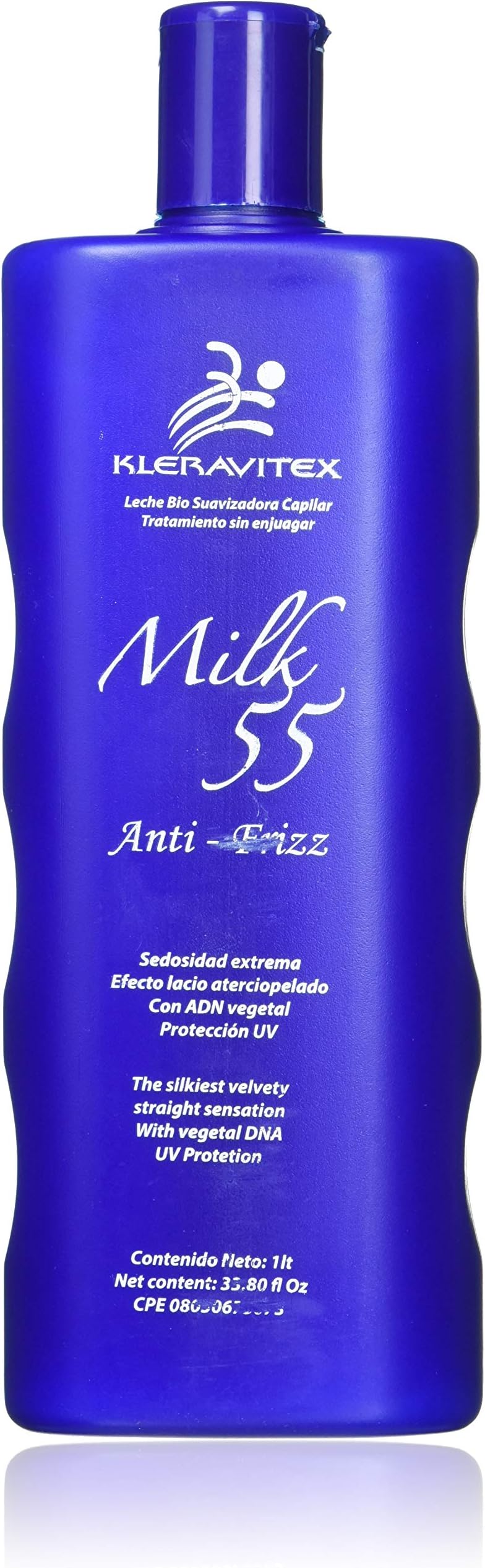 Kleravitex Milk Leave In Conditioner - Anti-Frizz Hair Detangler and Deep Treatment for Dry, Damaged, Curly or Natural Hair - 33.8 oz