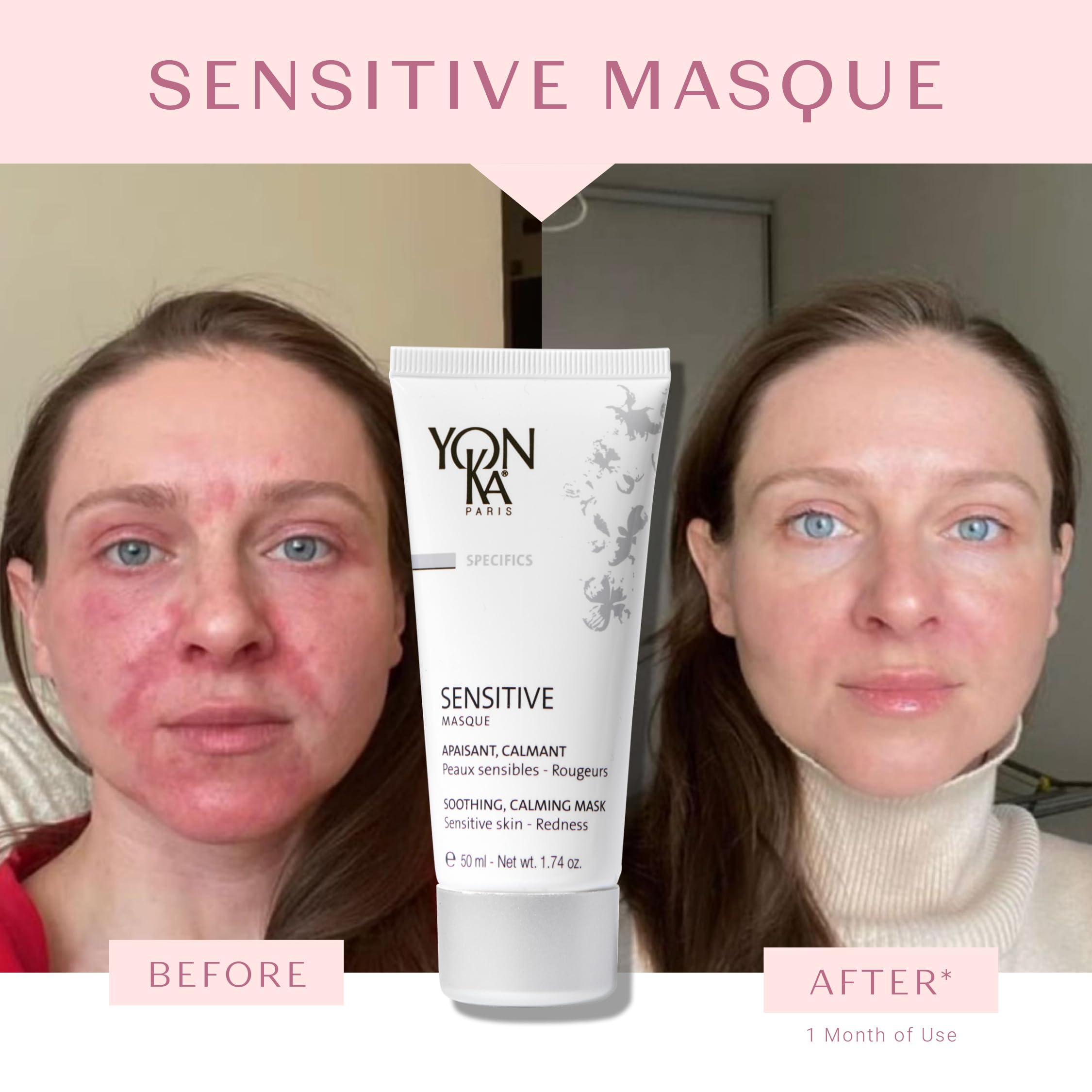 Yonka - Maschera sensibile per maschera unisex, 49,3 g