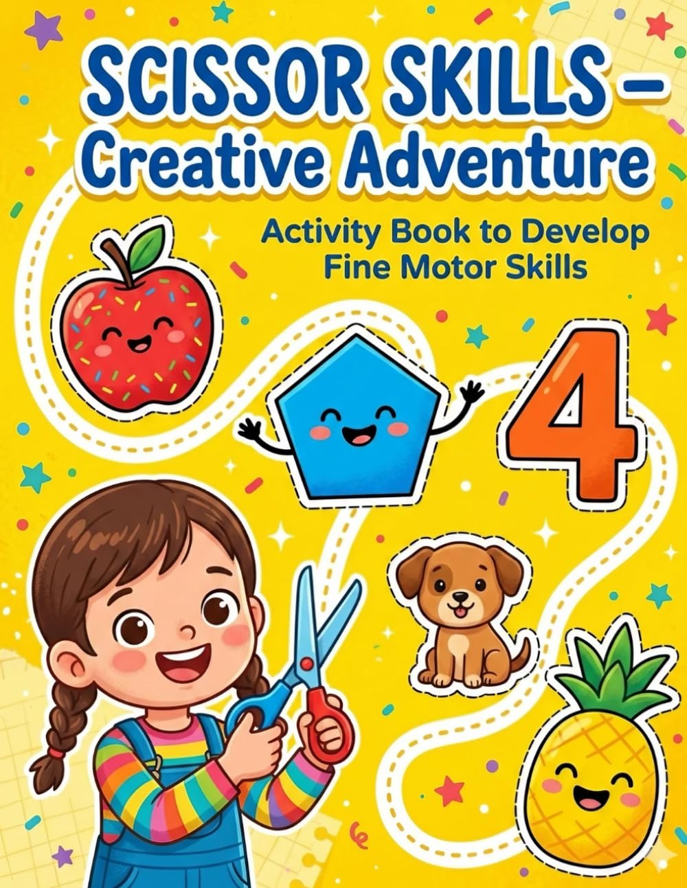 SCISSOR SKILLS - Creative Adventure: Activity Book to Develop Fine Motor Skills