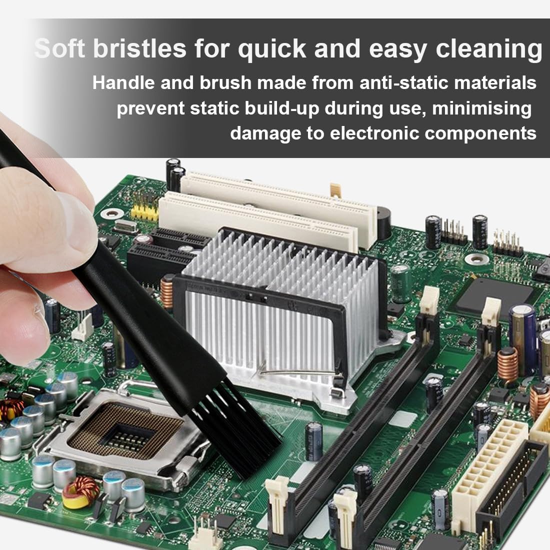 8 in 1 Antistatic Cleaning Brush Set, Antistatic Keyboard Brush for Laptops Pcb Motherboards Tablet Lenses