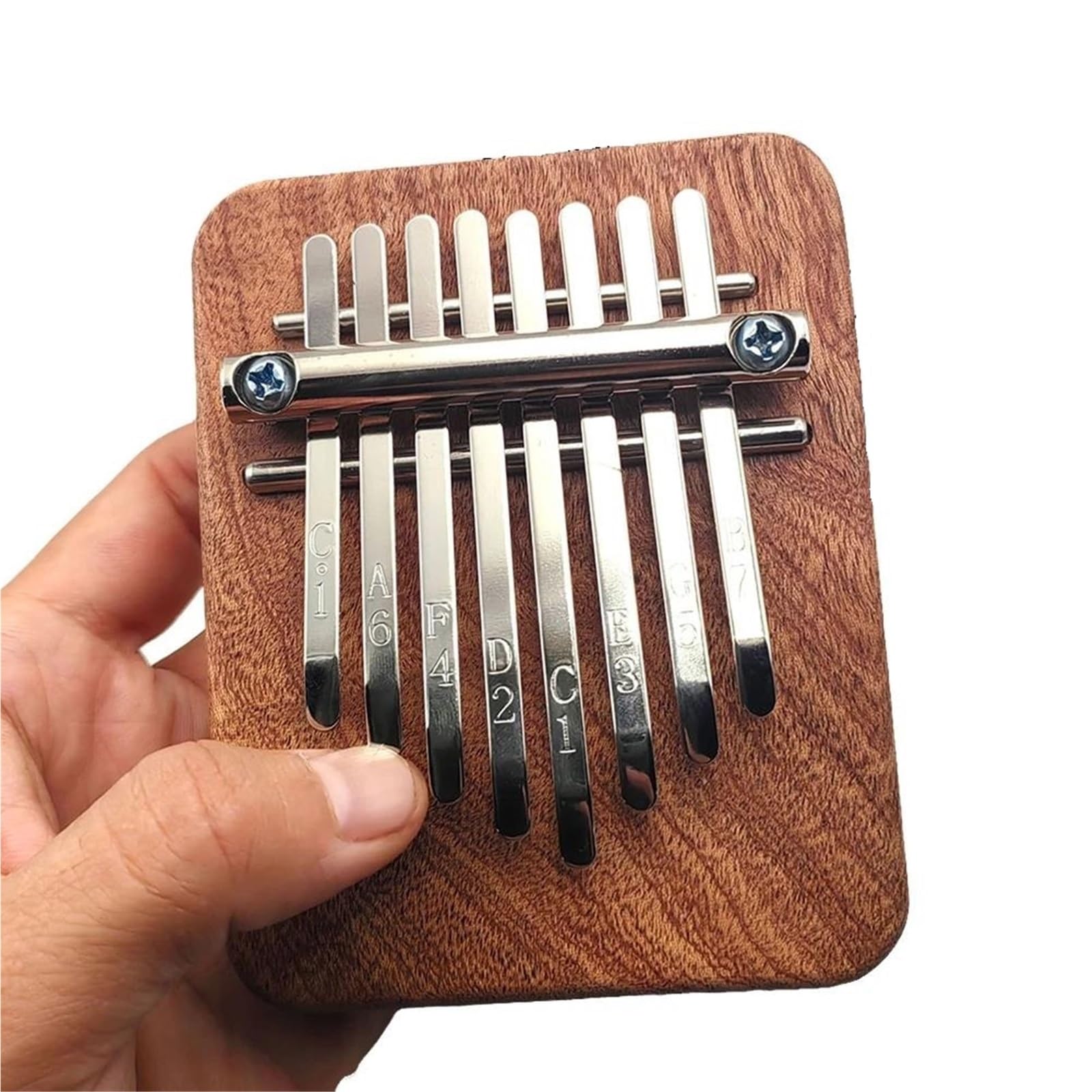 8klawiszowy Mini Kalimba Drewniany Fortepian Palcowy Przenośny Instrument Muzyczny Akcesoria Muzyczne