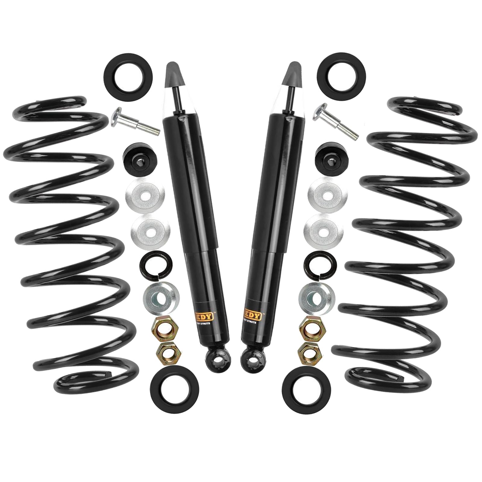 OREDY Rear Air Spring to Coil Conversion Kit Replacement for 1992-2002 Crown Victoria/Town Car/Grand Marquis - 145077