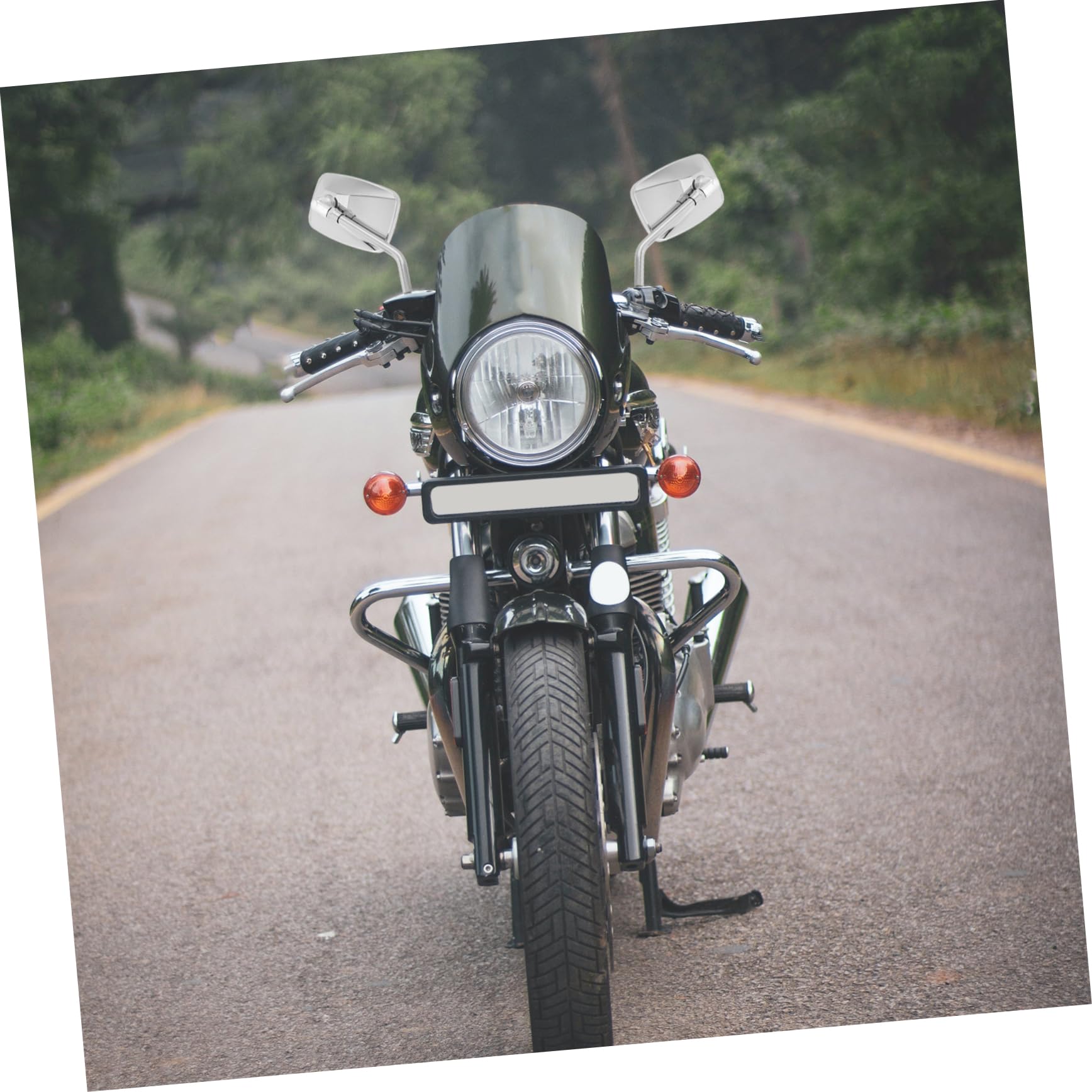 Cabilock Espejo Retrovisor Modificado Para Motocicleta Scooter y Motocross Diseño Cuadrado Espejo Lateral Equipo Para Moto