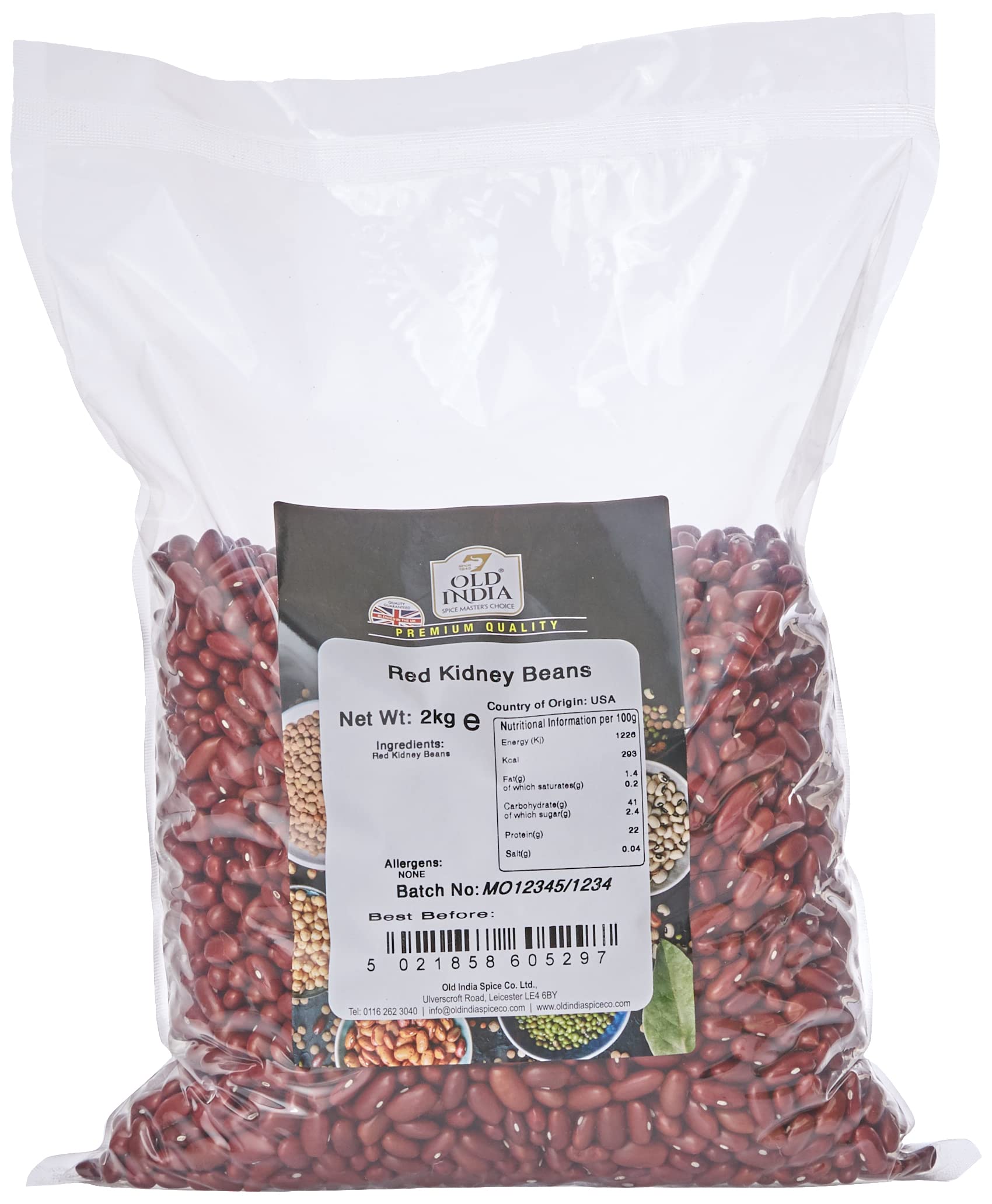 Old India Red Kidney Beans 2kg