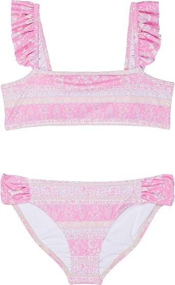 Billabong Girls Day Dreamer Ruffle Top Two Piece Swimset