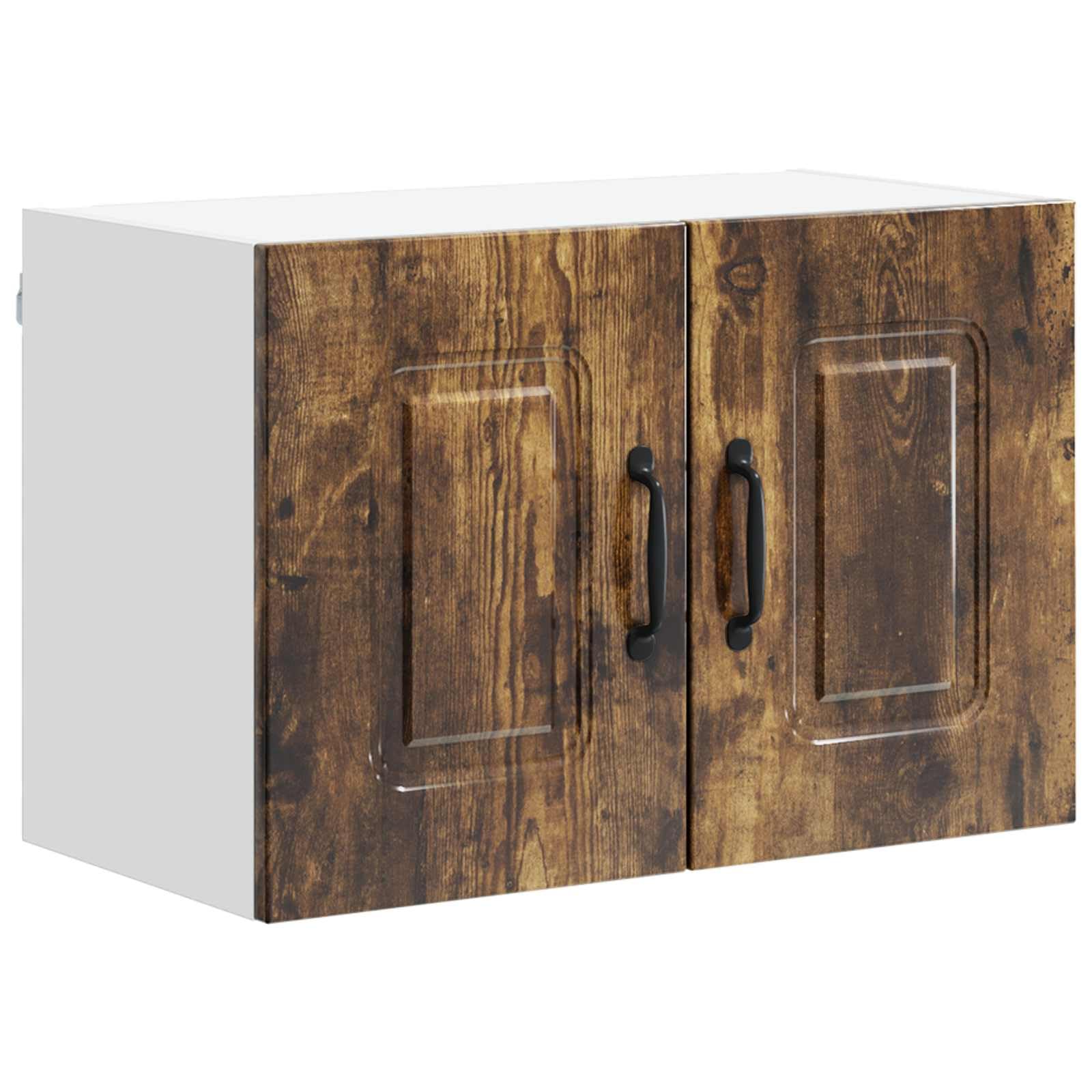 Armoire de cuisine suspendue 2 portes meuble mural en bois 60 x 31 x 40 cm