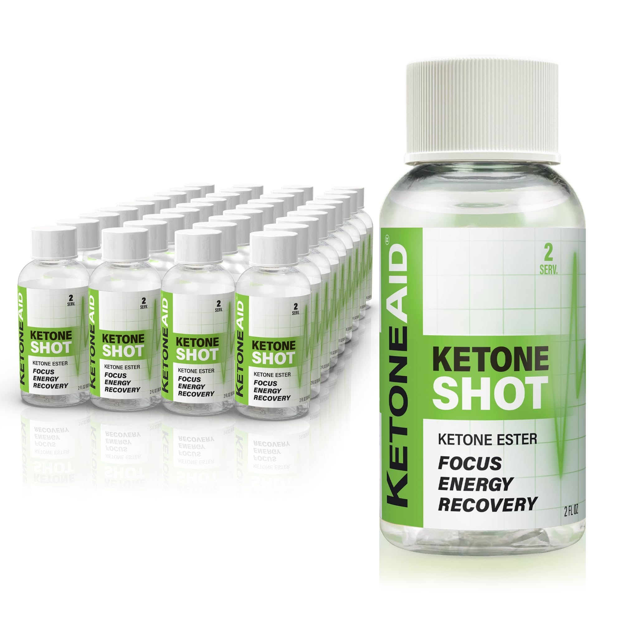 KetoneAid Ketone Shot | Ketone Ester Energy | No Sugar, No Caffeine (36 Count)