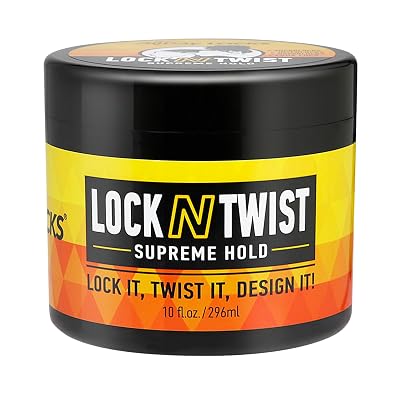 AllDay Locks Lock N Twist Supreme Hold - Extreme Styling Control for Locs, Microlocs, Twists, and Retwists, Provides Edge Control, Strong Hair Gel for Women and Men - 10 oz Jar