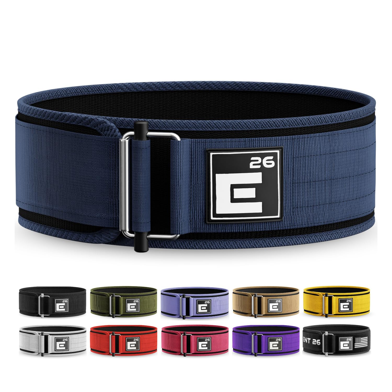 Element 26 Einstellbarer Gewichthebergürtel | Hochwertiger Gewichthebergürtel für anspruchsvolle Crossfit-, Powerlifting- und olympische Athleten.