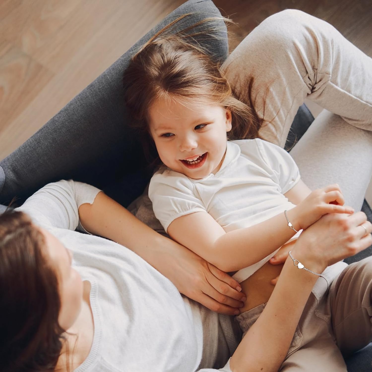 2/3/4/5 Pcs Mother Daughter Bracelets Set Birthday Valentines Day Gifts for Her Grandma Granddaughter Aunt Niece Gifts Mommy and Me Sister Matching Wish Bracelets - Image 6