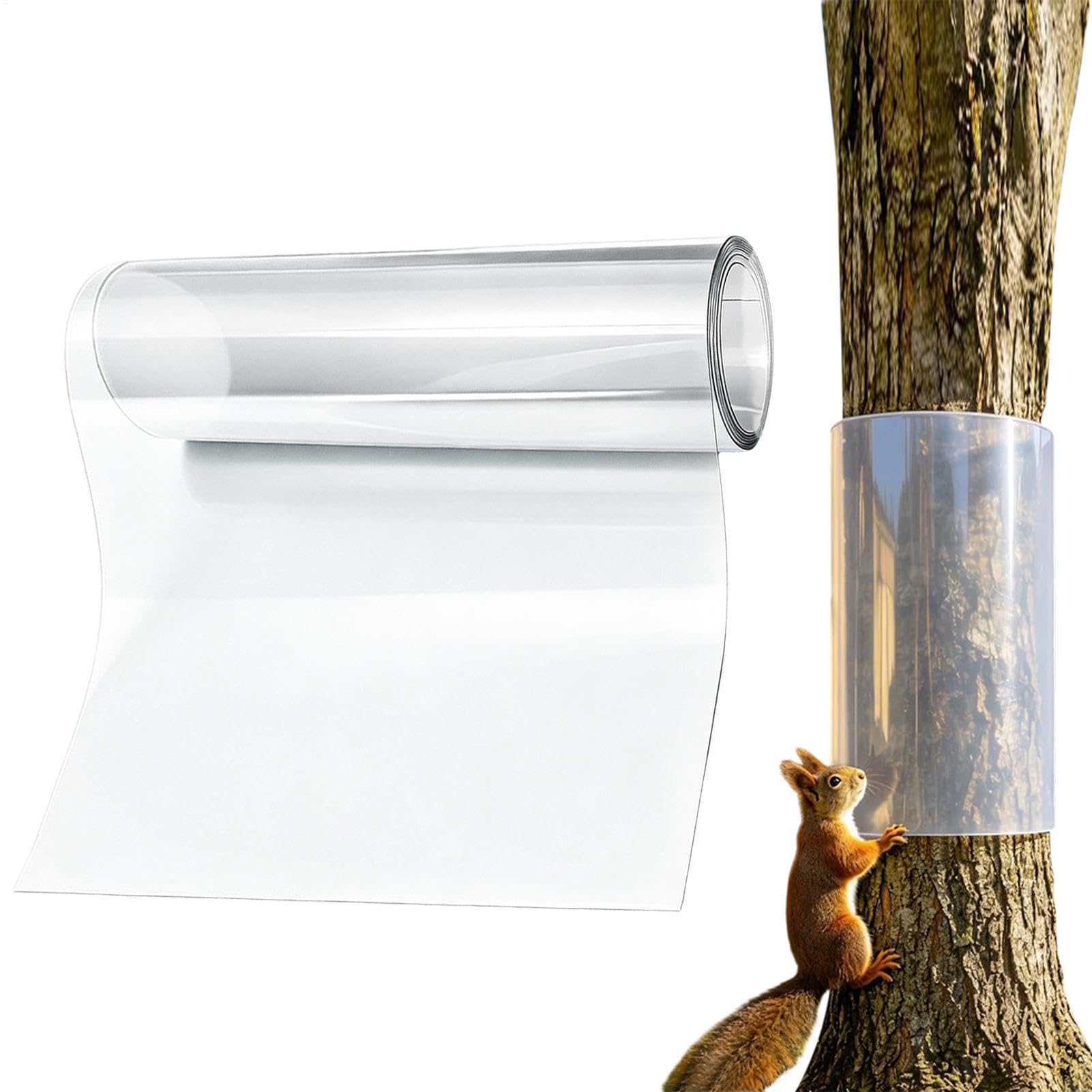 Squirrel Baffle - Heavy Duty Waterproof Transparent Bird Feeder Guard Dome Anti Climb Shield | Outdoor Squirrel Protection Cover For Backyard Garden Yard Tree Hanging Bird Feeders Weather Resistant