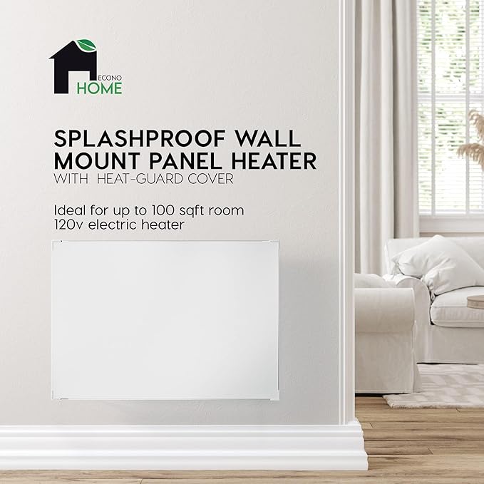 Calefactor Eléctrico de Panel con Termostato - 250W 120V miniatura 2